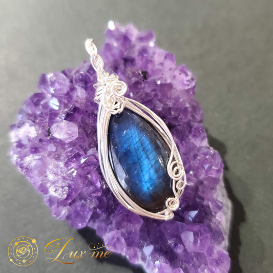 【ラブラドライト】WAペンダント