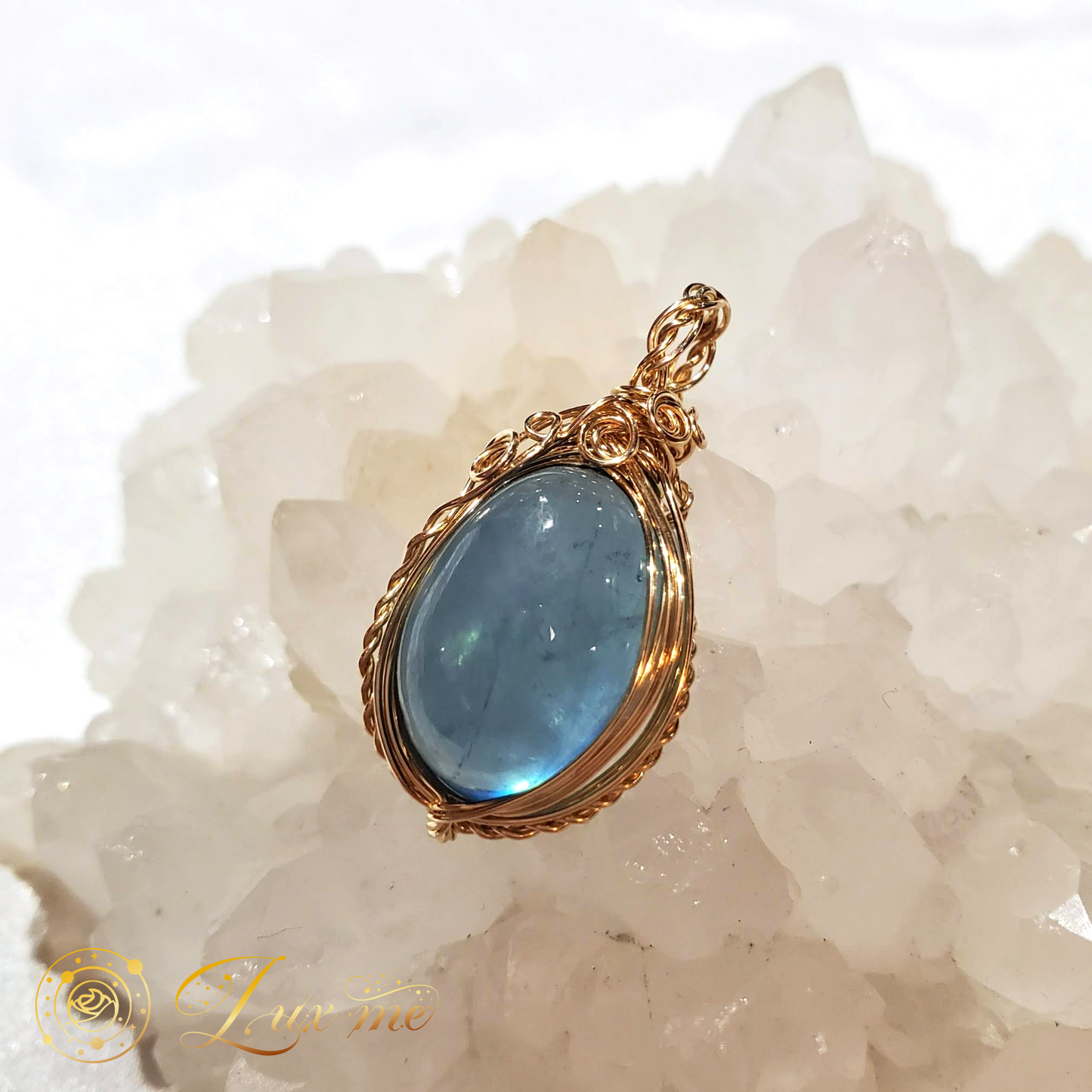 【アクアマリン】WAペンダント