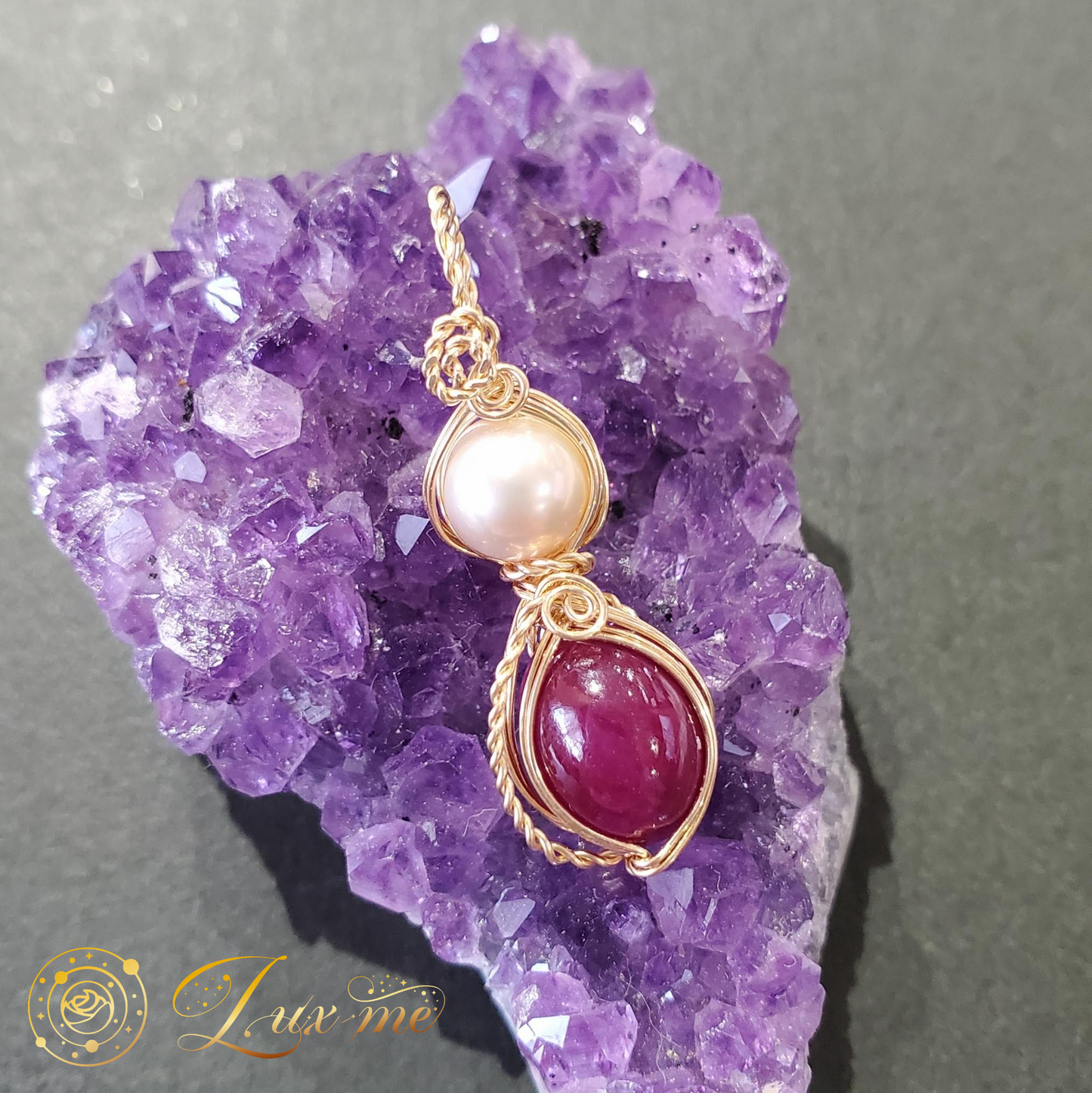 【ルビー】WAペンダント