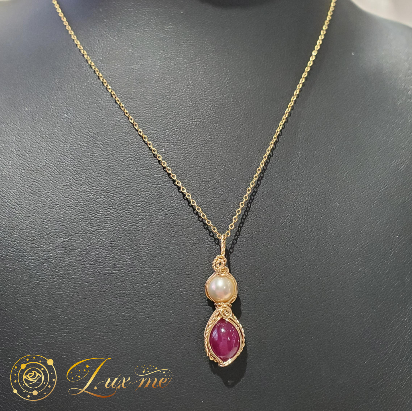 【ルビー】WAペンダント