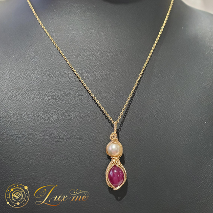 【ルビー】WAペンダント