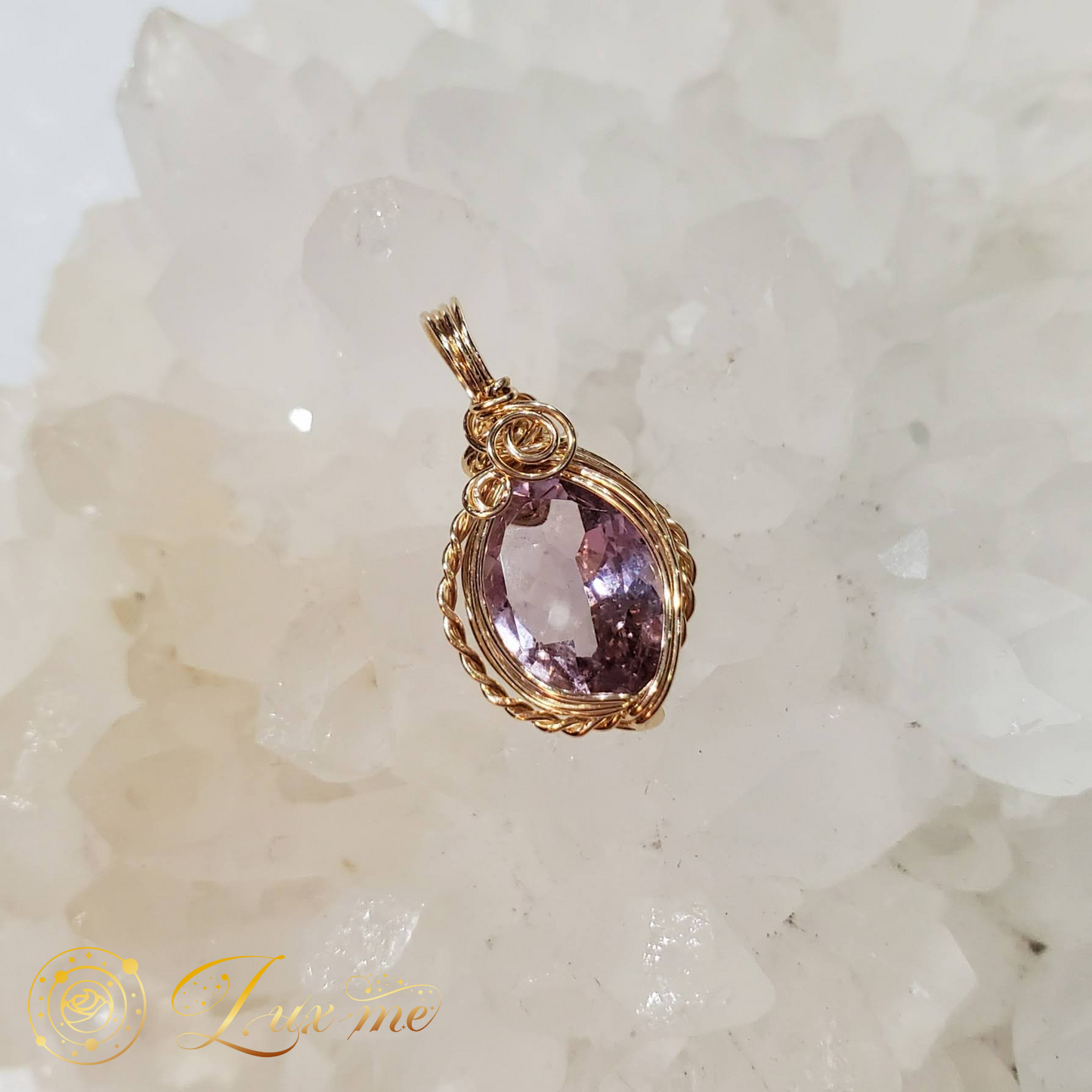 【ピンクアメジスト】WAペンダント