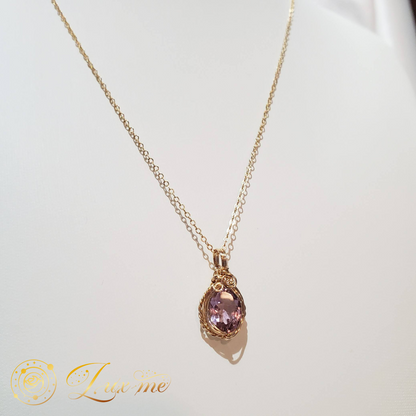 【ピンクアメジスト】WAペンダント