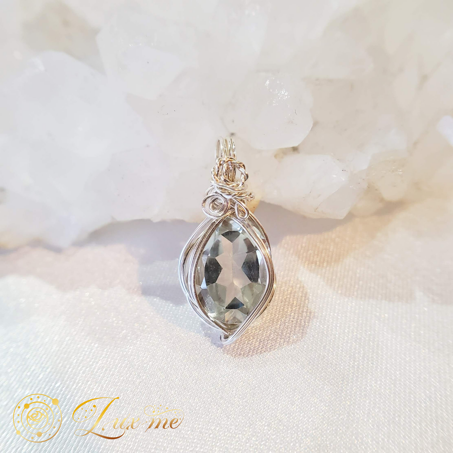 【グリーンアメジスト】WAペンダント