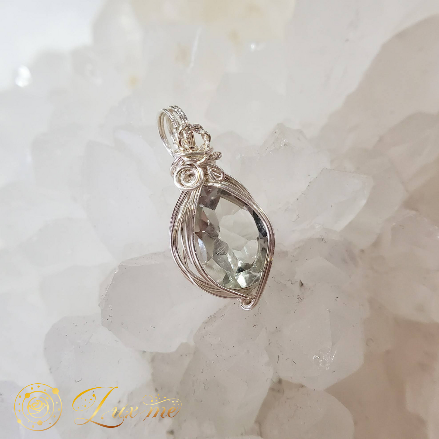 【グリーンアメジスト】WAペンダント