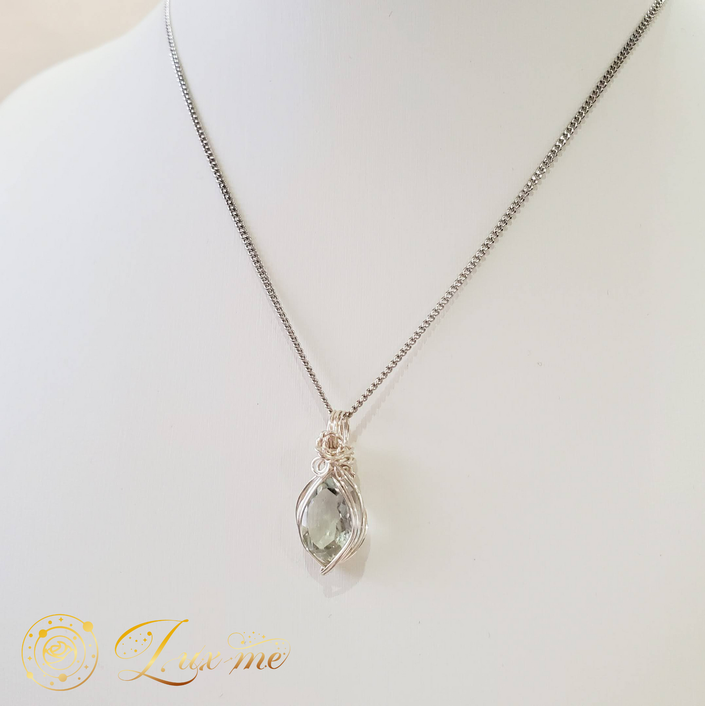 【グリーンアメジスト】WAペンダント