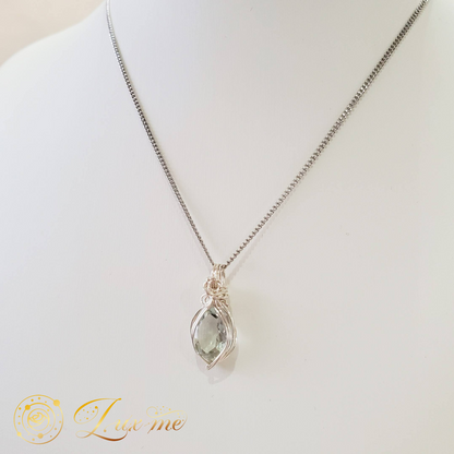 【グリーンアメジスト】WAペンダント