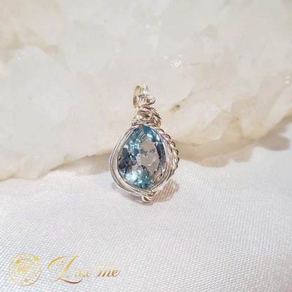 【ブルートパーズ】WAペンダント