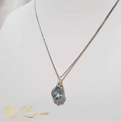 【ブルートパーズ】WAペンダント