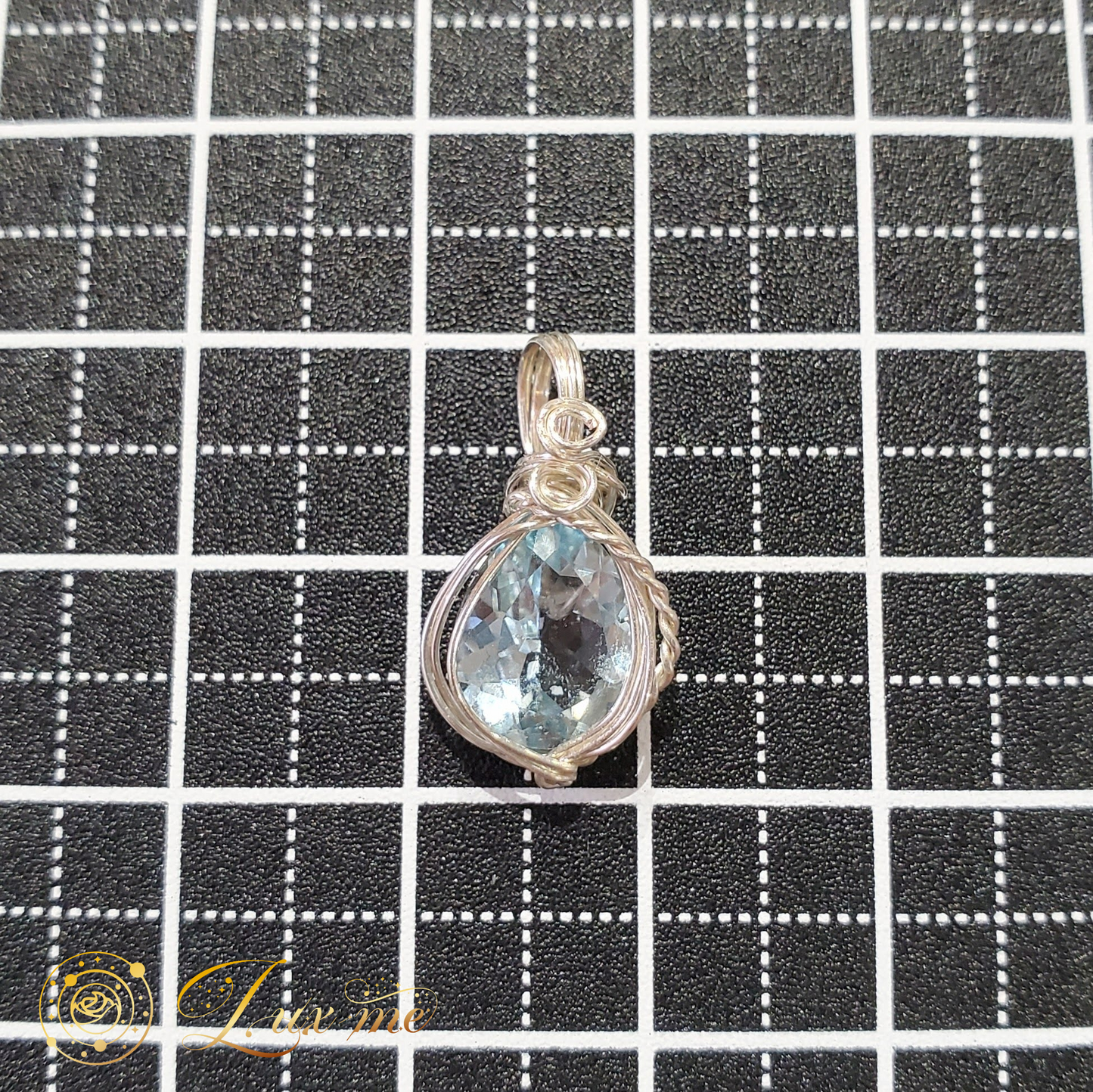 【ブルートパーズ】WAペンダント