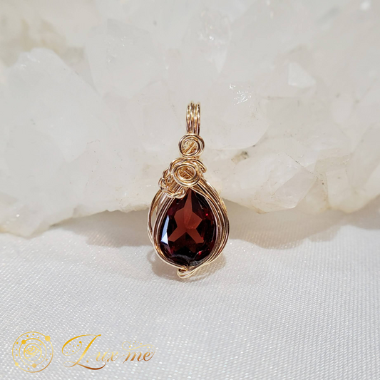 【ガーネット】WAペンダント