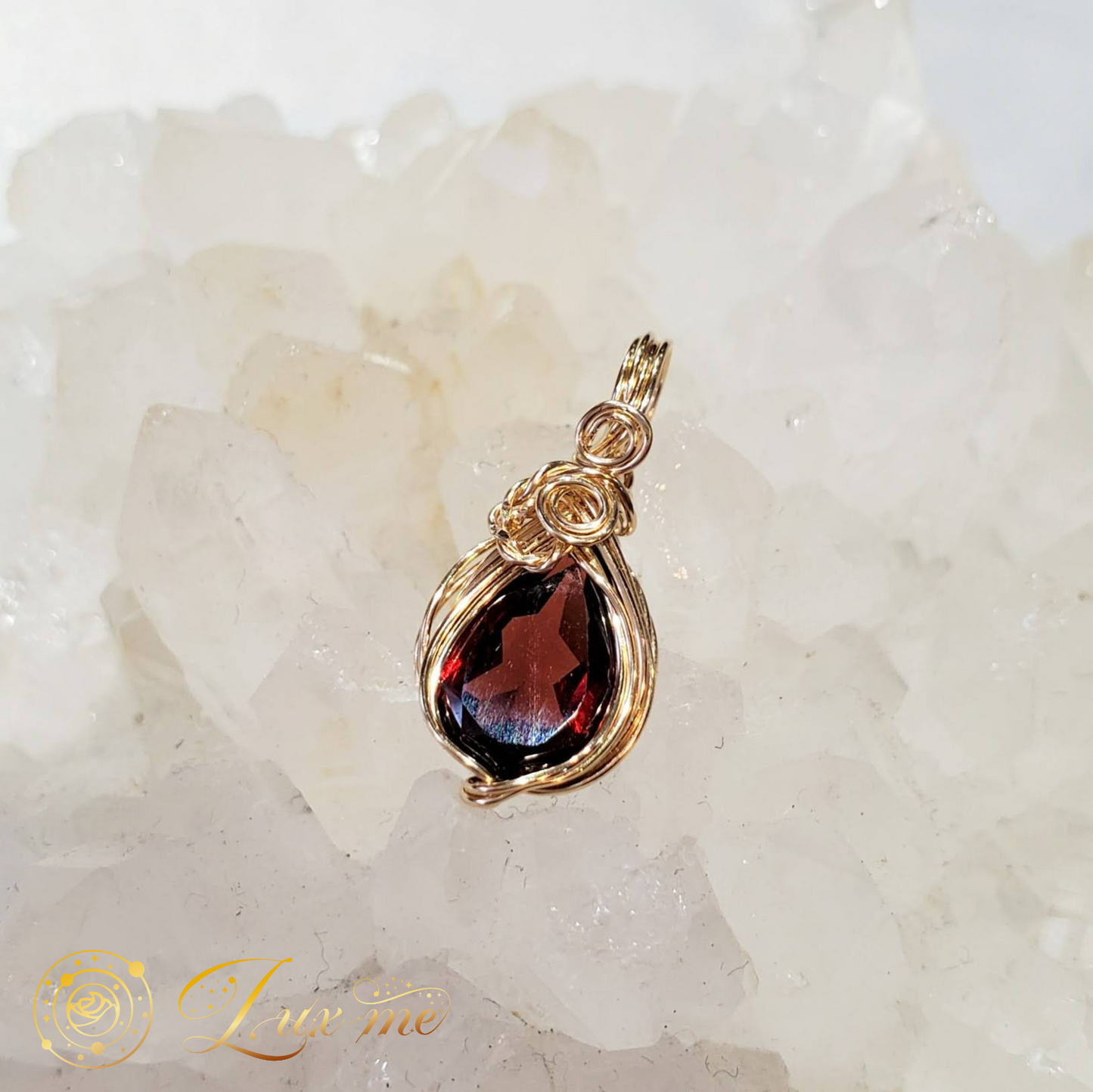 【ガーネット】WAペンダント