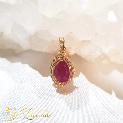 【ルビー】WAペンダント