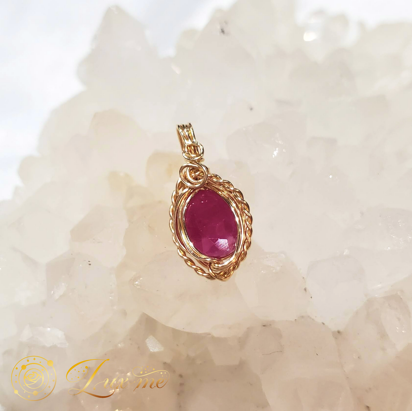 【ルビー】WAペンダント