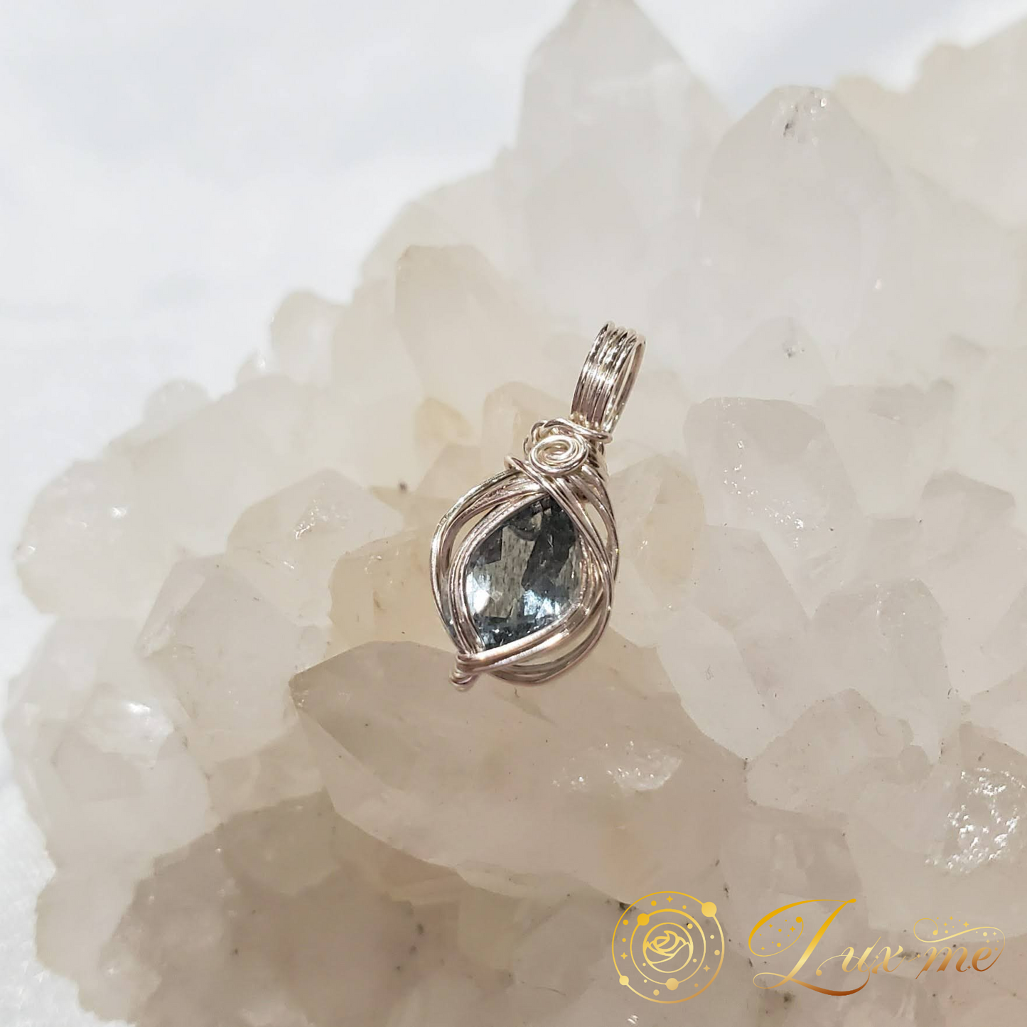 【モスアクアマリン】WAペンダント