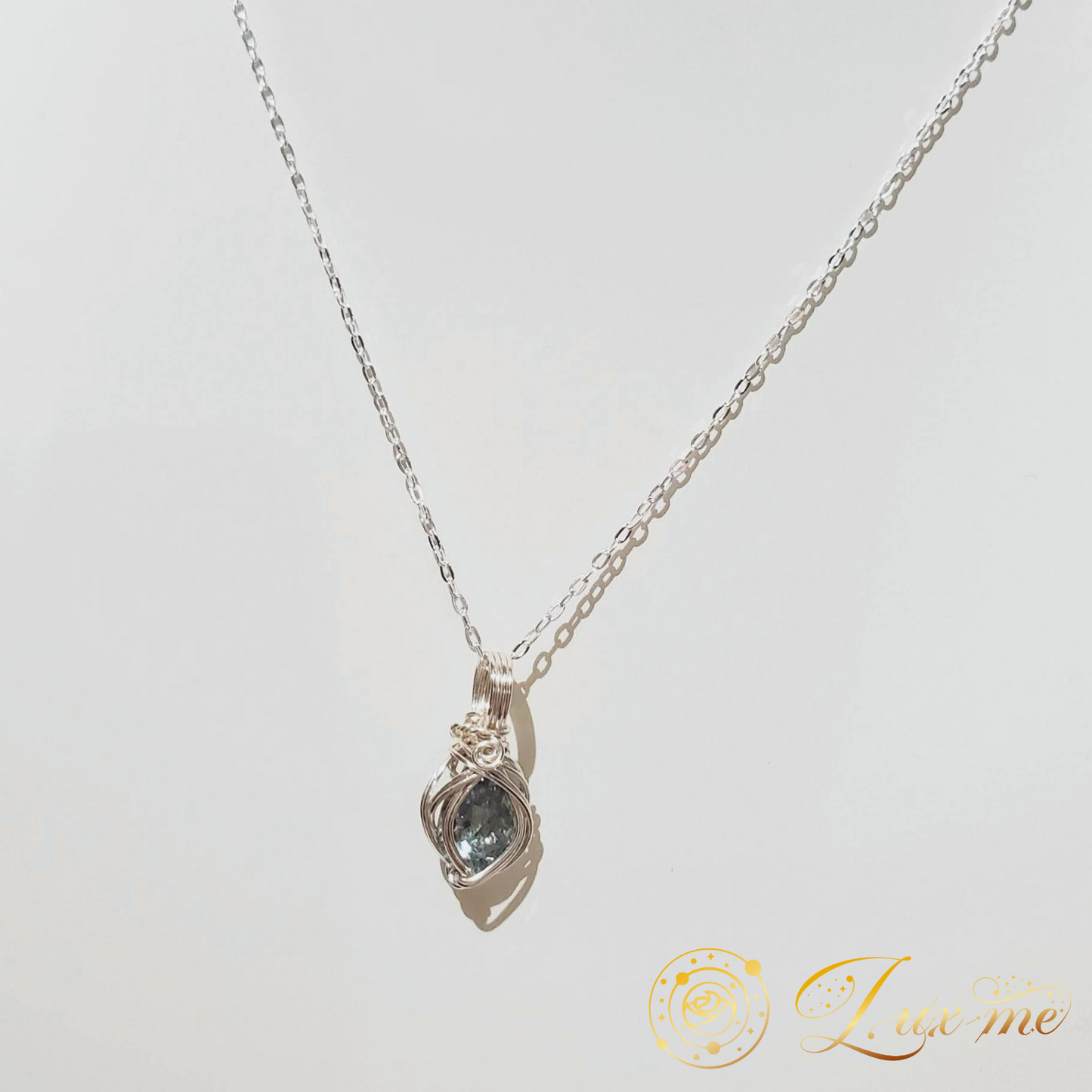 【モスアクアマリン】WAペンダント