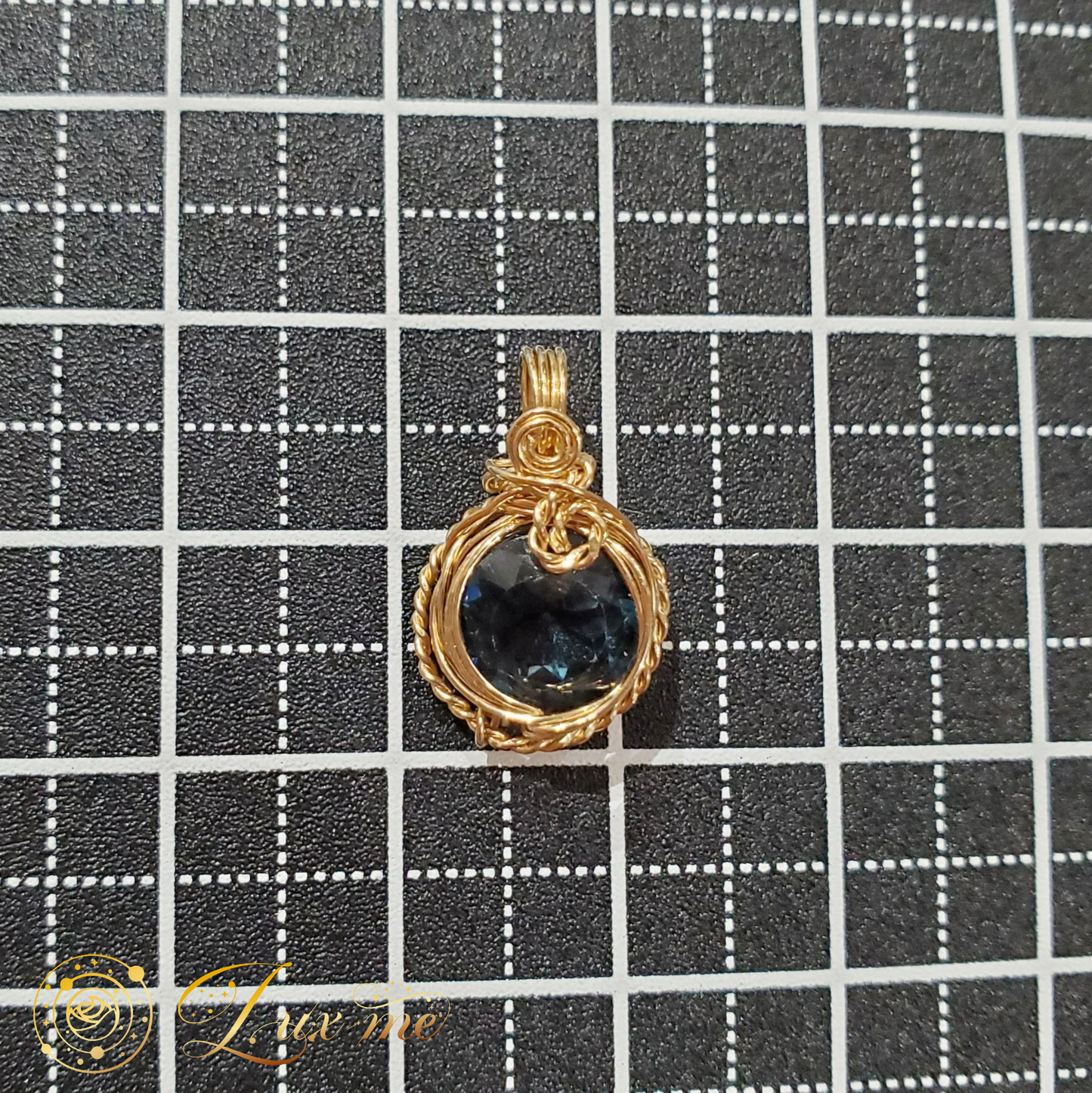 【ロンドンブルートパーズ】WAペンダント