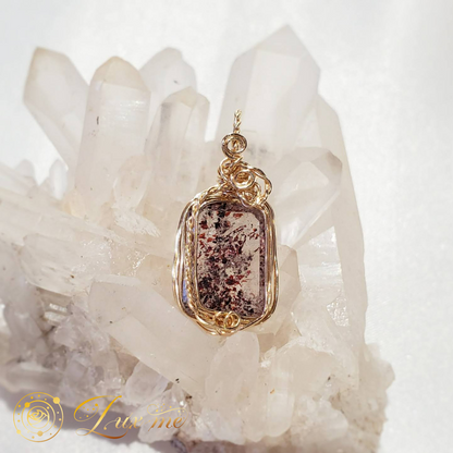 【レピドクロサイトinクォーツ】WAペンダント