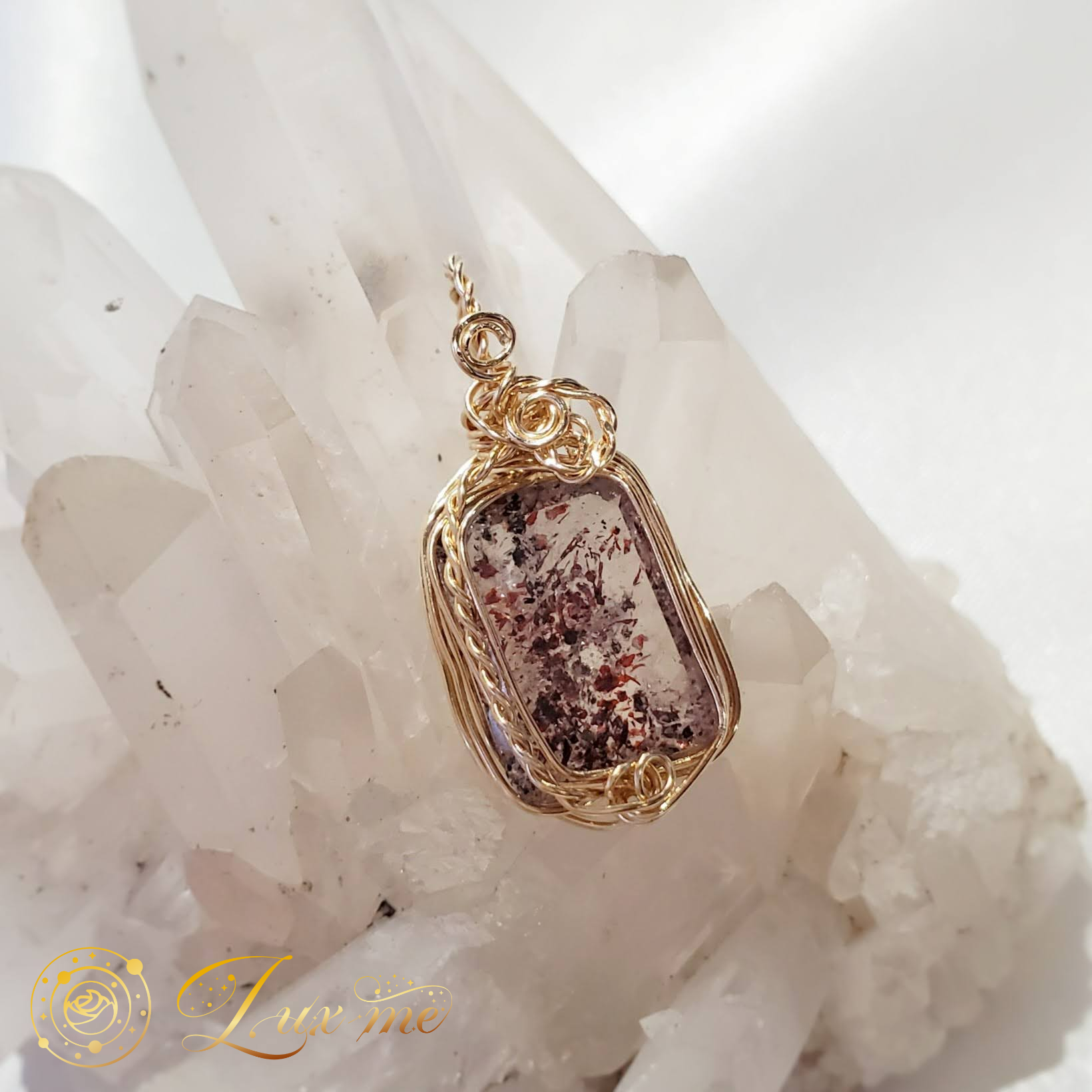 レピドクロサイトinクォーツ】WAペンダント – Lux-me