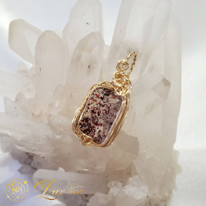 【レピドクロサイトinクォーツ】WAペンダント