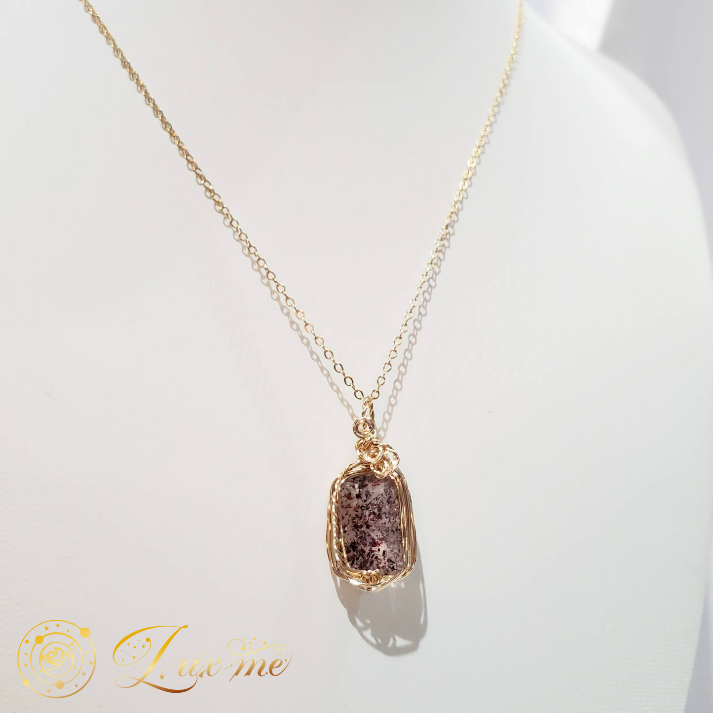 【レピドクロサイトinクォーツ】WAペンダント