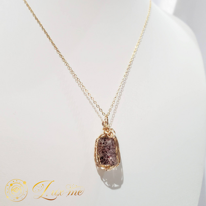 【レピドクロサイトinクォーツ】WAペンダント