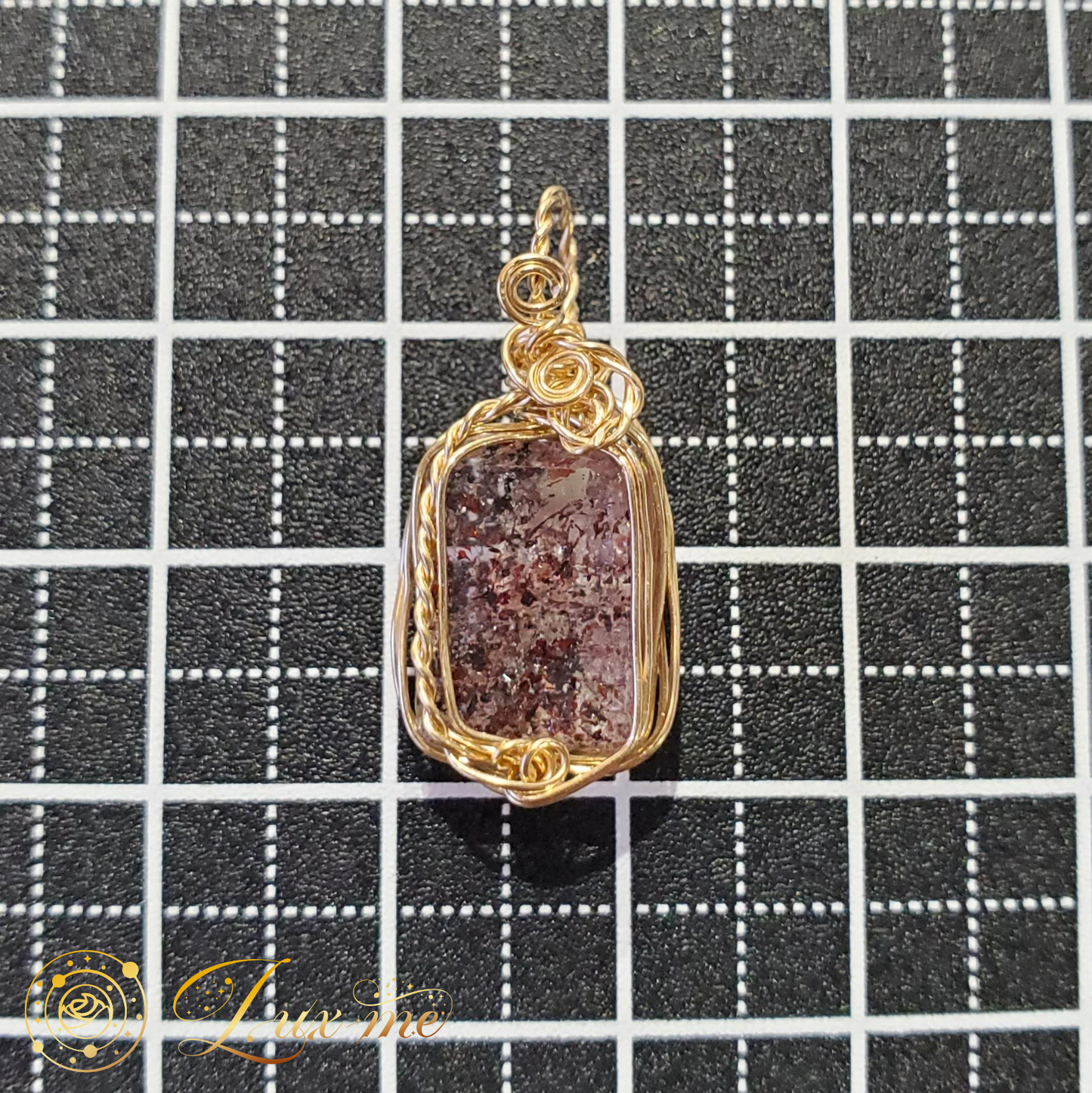 【レピドクロサイトinクォーツ】WAペンダント