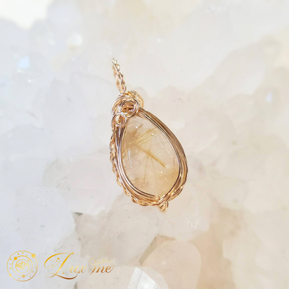 【ゴールドルチルクォーツ】WAペンダント