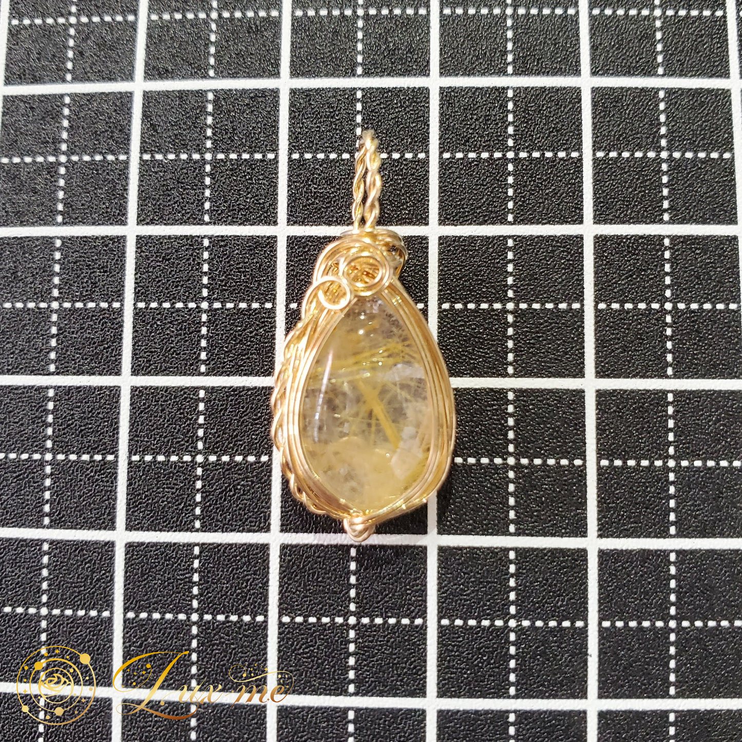 【ゴールドルチルクォーツ】WAペンダント