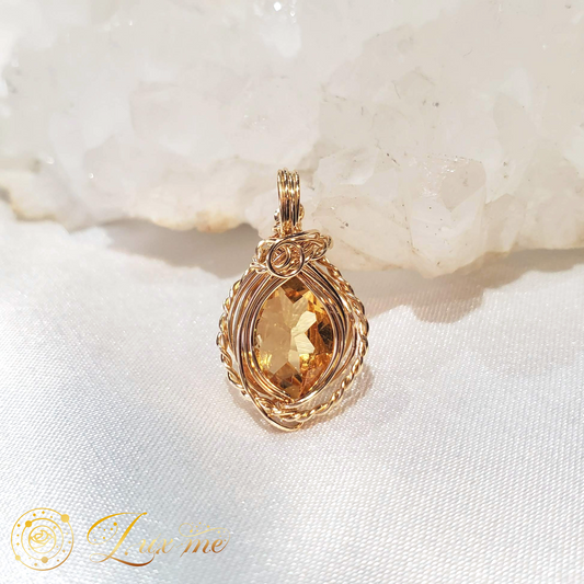 【シトリン】WAペンダント
