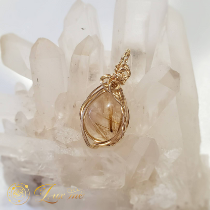 【ルチルクォーツ】WAペンダント