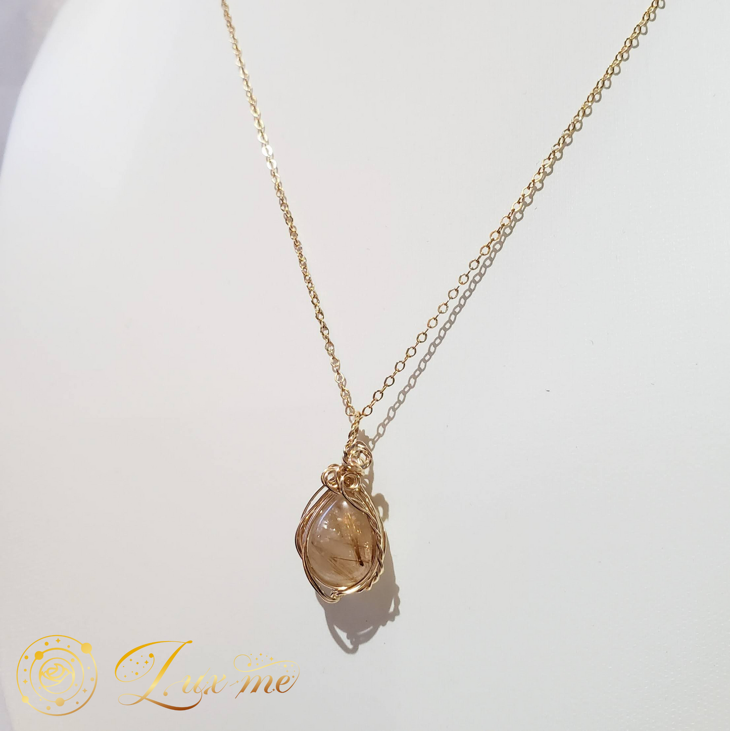 【ルチルクォーツ】WAペンダント