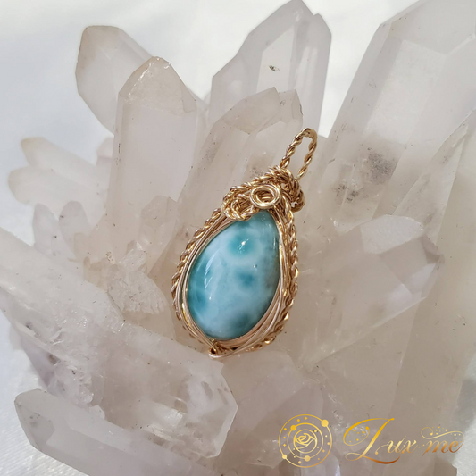 【ラリマー】WAペンダント