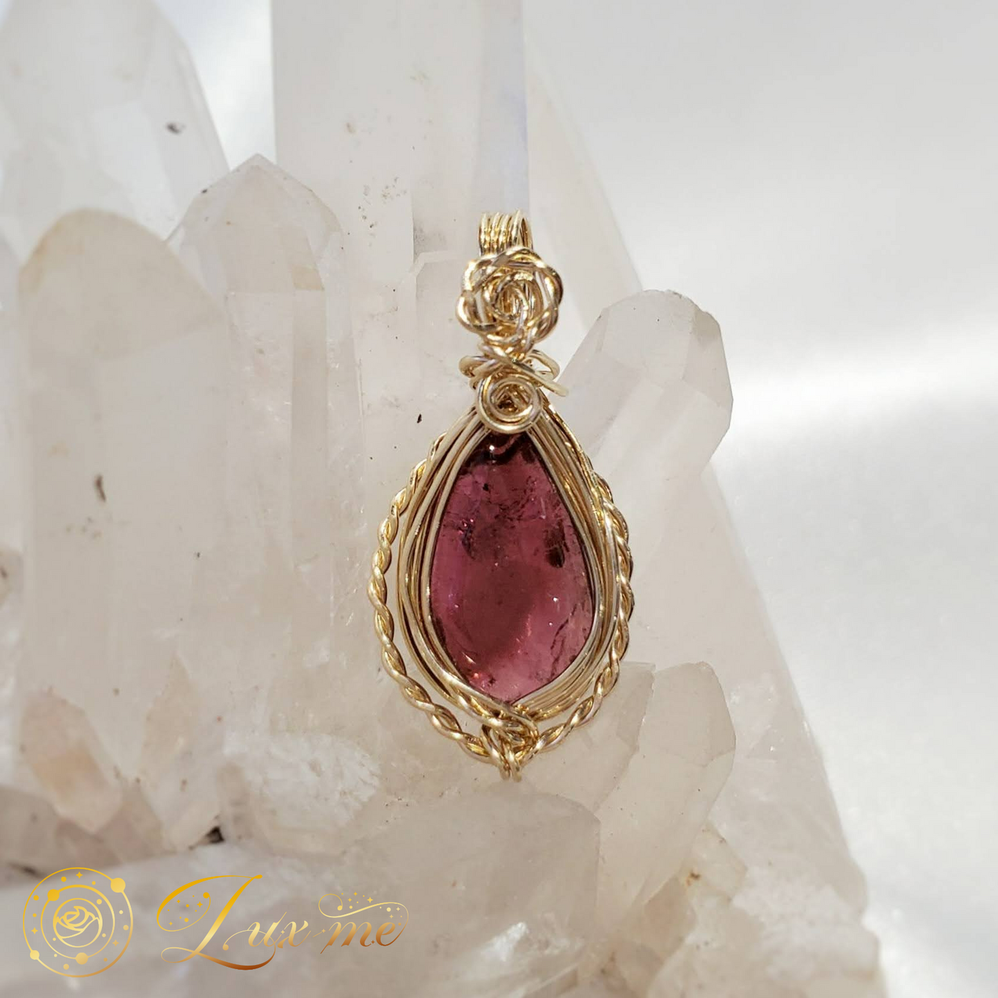 【ピンクトルマリン】WAペンダント