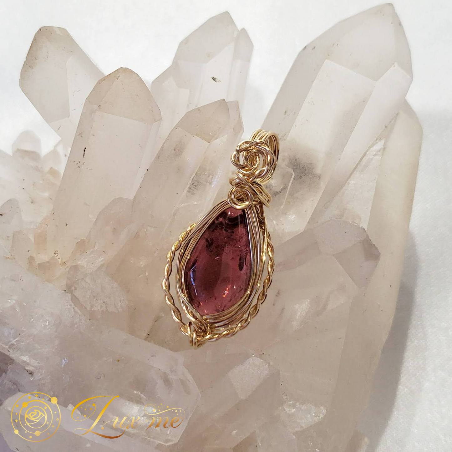 【ピンクトルマリン】WAペンダント