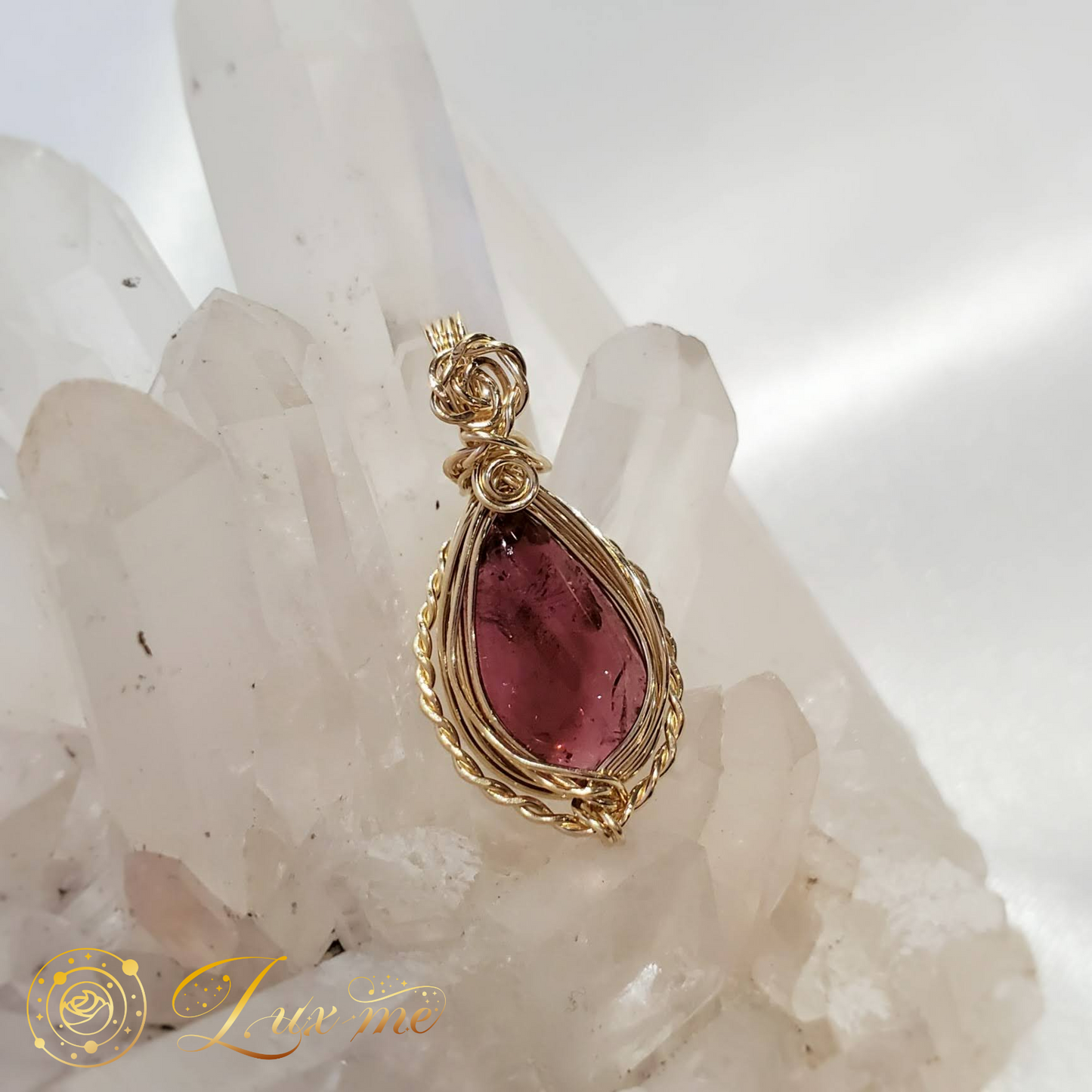 【ピンクトルマリン】WAペンダント